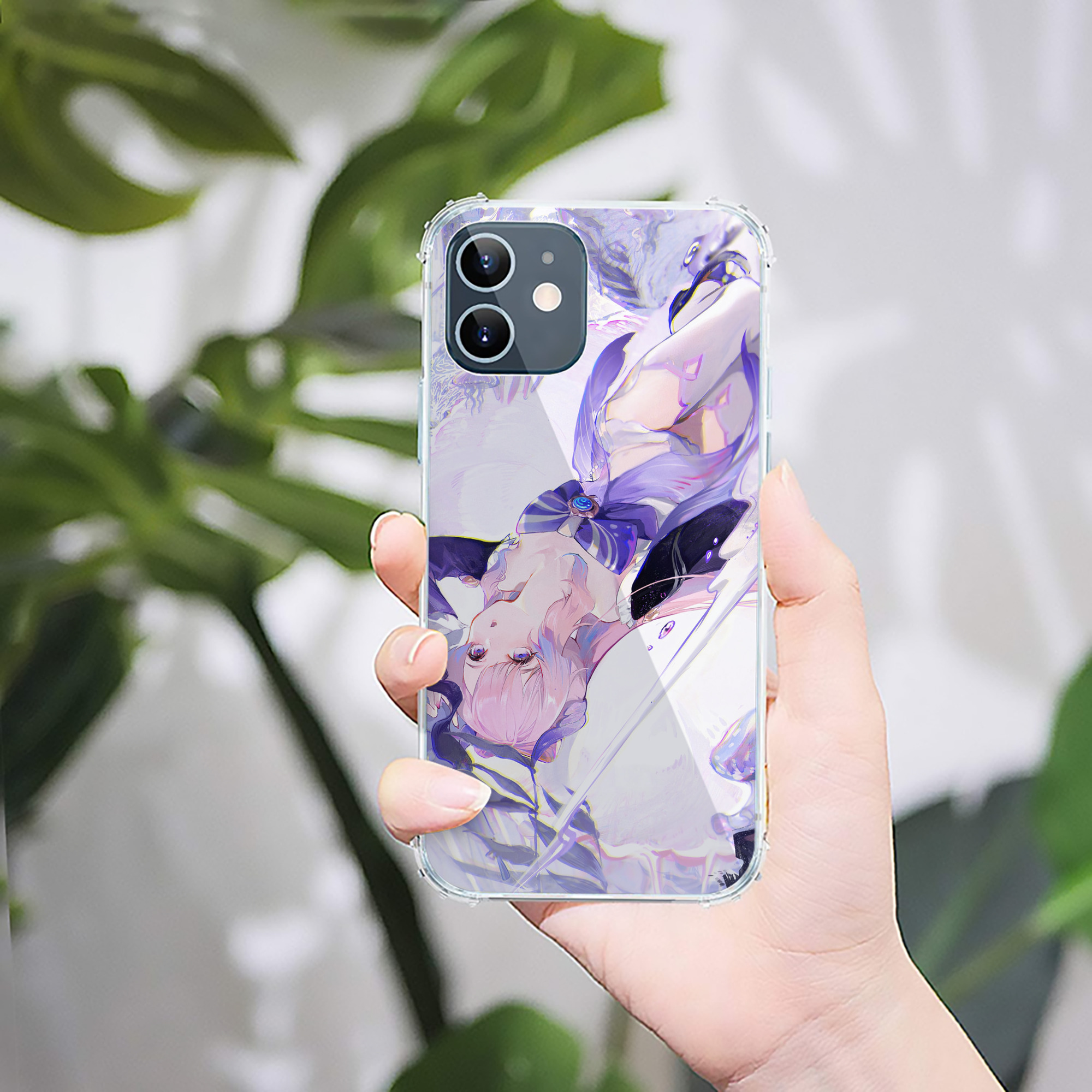 げんし神 genshin 【iPhone 12シリーズ対応】透明スマホケース（クリアソフトケース）